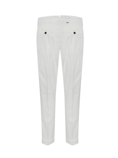 Pantalone Rebel 1P in gabardina bianco PT TORINO | RTZAZ40FWD GL04Y010